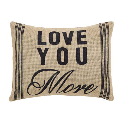 VHC Brands Love You More 14x18 Lumbar Pillow