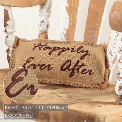 VHC Brands Happily Ever After 7x13 Lumbar Pillow