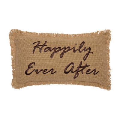 VHC Brands Happily Ever After 7x13 Lumbar Pillow