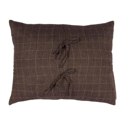 VHC Brands Sheridan Rustic Brown 14x18 Lumbar Pillow