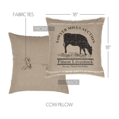 VHC Brands Miller Farm 18x18 Throw Pillow