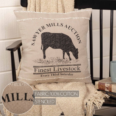 VHC Brands Miller Farm 18x18 Throw Pillow