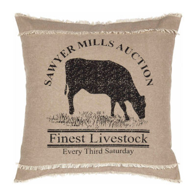 VHC Brands Miller Farm 18x18 Throw Pillow