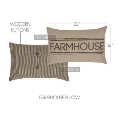 VHC Brands Miller Farm 14x22 Lumbar Pillow