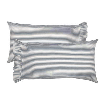 VHC Brands Sawyer Mill Stripe Pillowcases
