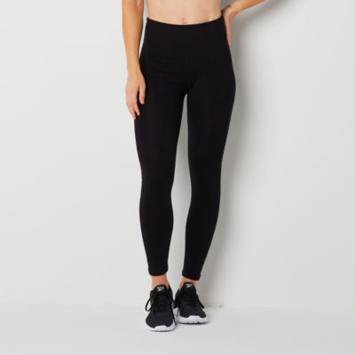 Cotton Mid-Rise Foldover Leggings