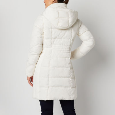 Liz claiborne hooded sale lightweight quilted jacket