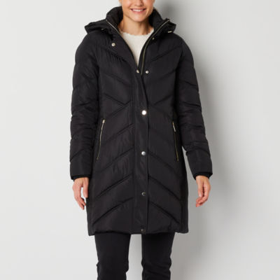 Liz claiborne hooded lightweight quilted jacket sale