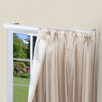 Rod Desyne One-Way Cord Traverse Adjustable Curtain Rod - Right