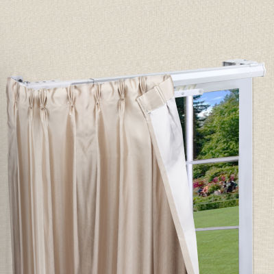 Rod Desyne One-Way Cord Traverse Adjustable Curtain