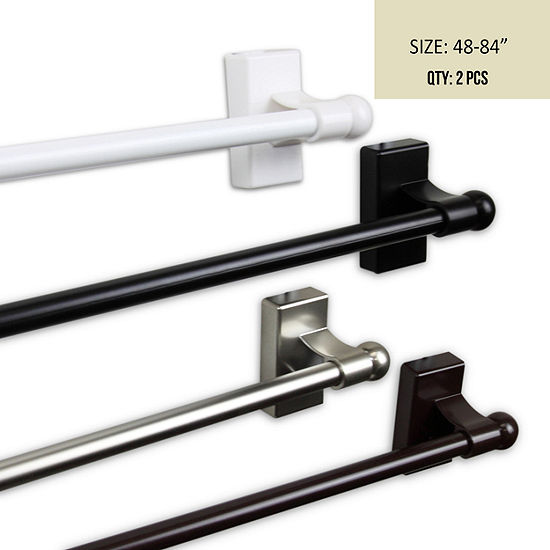 Rod Desyne Magnetic 7/16 IN Adjustable Curtain Rod