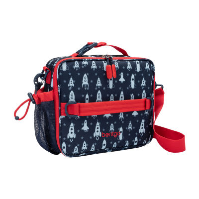 Bentgo® Kids Prints 2-in-1 Backpack & Insulated Lunch Bag - Blue Rocket 