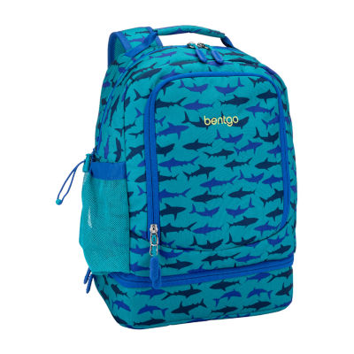 Bentgo Kids Sharks 2-in-1 Backpack and Insulated Lunch Bag