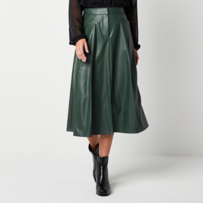 Leather shop skirt jcpenney