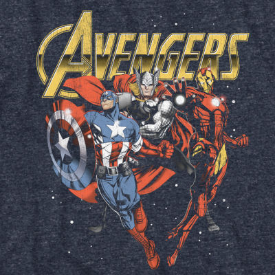 Mens Short Sleeve Avengers Graphic T-Shirt