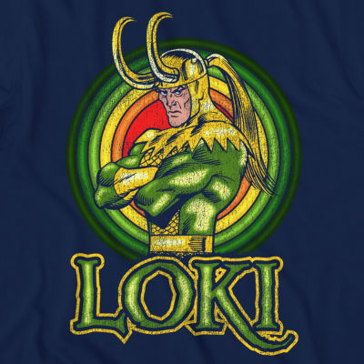 Mens Short Sleeve Loki Graphic T-Shirt
