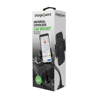 Chargeworx Cupholder Cell Phone Car Mount