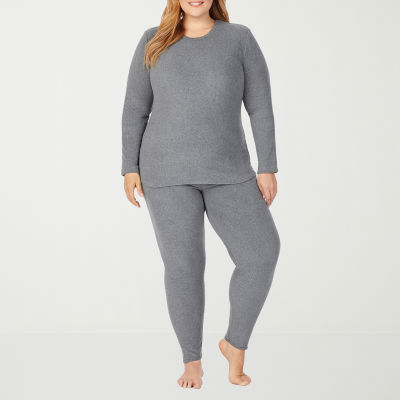 Cuddl Duds Fleecewear Tag Free Thermal Legging Plus