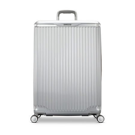 Samsonite Silhouette 18 29 Inch Hardside Expandable Luggage, One Size, Silver