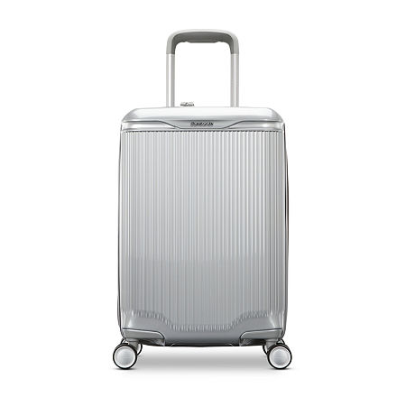 Samsonite Silhouette 18 21 Inch Hardside Expandable Luggage, One Size, Silver