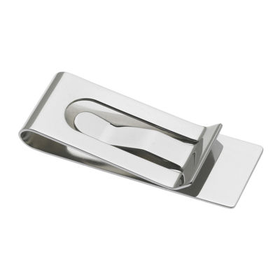 Personalized Grid Pattern Money Clip