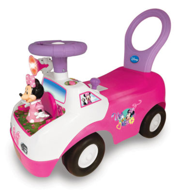 Disney Minnie Mouse Dancing Activity Interactive Ride On Car With Sounds Ride-On Car