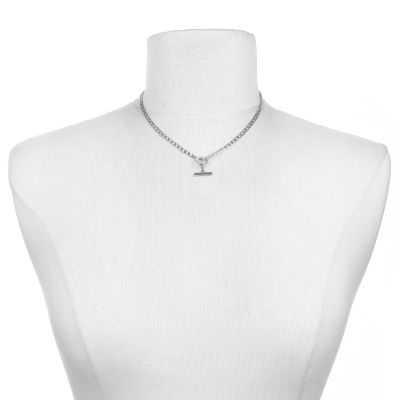 Bijoux Bar Delicates Womens 16 Inch Link Chain Necklace