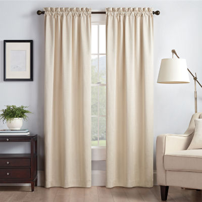 Eclipse Canova Rod Pocket Energy Saving Light-Filtering Single Curtain Panel