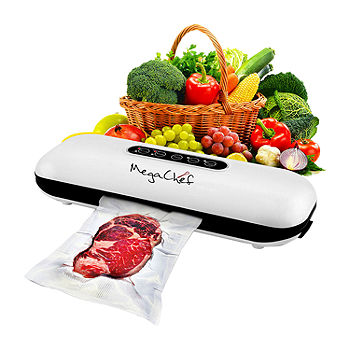 MegaChef Home Vacuum Sealer and Food Preserver with Extra Bags 975111840M,  Color: White - JCPenney