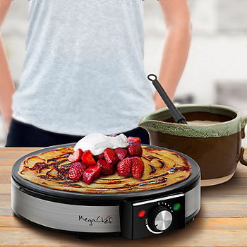 MegaChef Crepe and Pancake Maker Breakfast Griddle