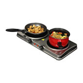 Double Electric Burner Cooktop with Adjustable Temperature - Model - 34115