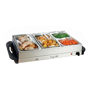 Commercial Electric Banquet Thermos Food Warmer Cart Pan Heated