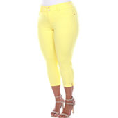 Plus Size Yellow Capris & Crops for Women - JCPenney