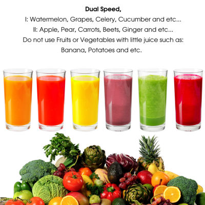 MegaChef Wide Mouth With Dual Speed Electric Juicer