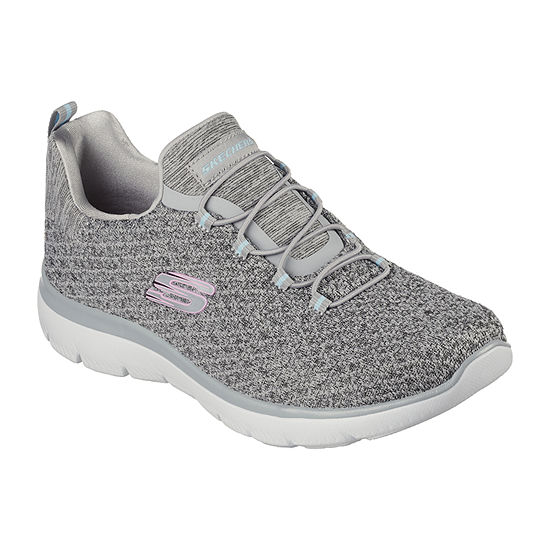 Skechers Womens Summits Loving Hue Walking Shoes, Color: Grey Multi ...