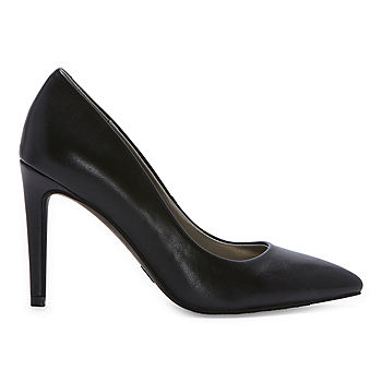 Worthington Womens Zito Pointed Toe Stiletto Heel Pumps, Color: Black -  JCPenney