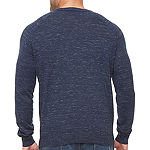 mutual weave Big and Tall Mens Raglan Long Sleeve Pullover Sweater