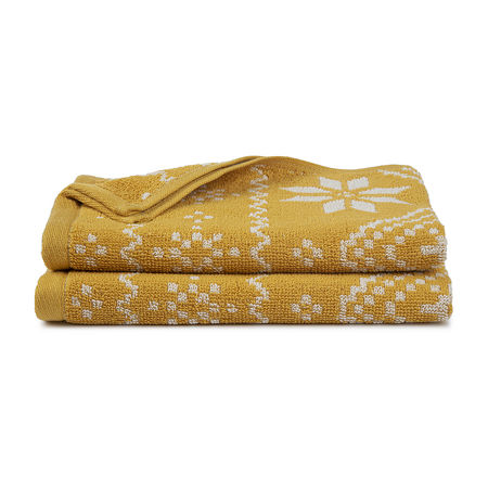 Martex Modern 2-pc. Fingertip Towel, One Size , Yellow
