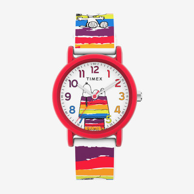 Timex Peanuts Weekender Peanuts Unisex Adult Multicolor Strap