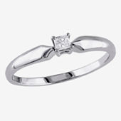 1/4 CT. T.W. Diamond Heart-Shaped Promise Ring