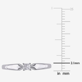 Miabella 1/5 Carat T.W. Diamond Sterling Silver Halo Bridal Set, Women's, Size: 6, Grey Type