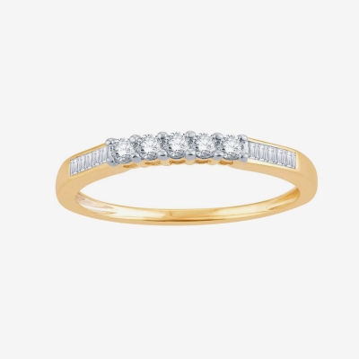 1/ CT.T.W. Natural Diamond 10K or 14K Gold Wedding Band