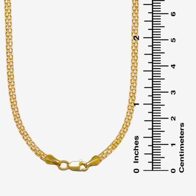 14K Gold Inch Hollow Link Chain Necklace