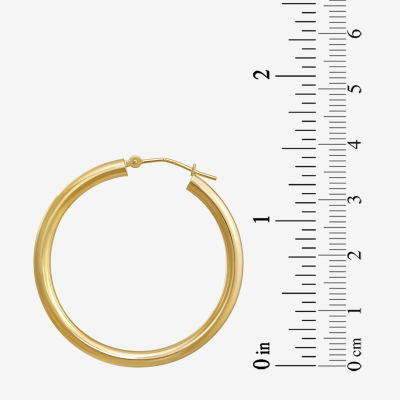 Majestique 18K Gold 3mm Hoop Earrings