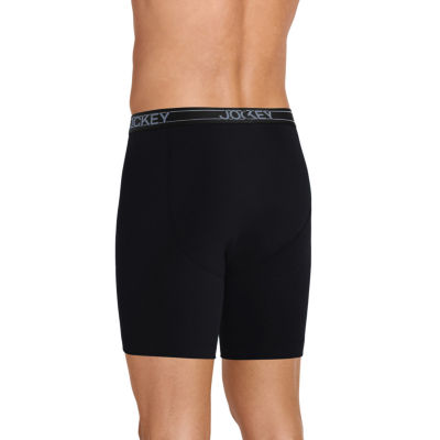 Jockey Active Stretch Mens 3 Pack Boxer Briefs