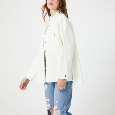 Juniors white jean outlet jacket