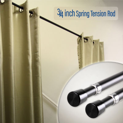 Rod Desyne Spring Tension 3/4 IN Tension Curtain Rod