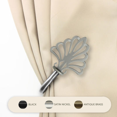 Rod Desyne Decorative Holdbacks with Fan Finial