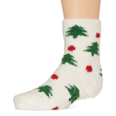 North Pole Trading Co. Checks & Trucks Family Toddler Unisex 1 Pair Slipper Socks