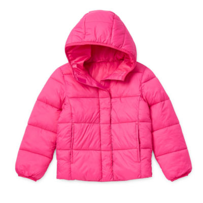 Thereabouts Little & Big Girls Easy-on + Easy-off Adaptive Hooded ...